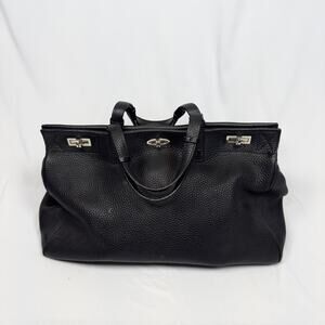 VBH Vault First Edition 153/300 Black Pebble Leather Made In Italy Handbag